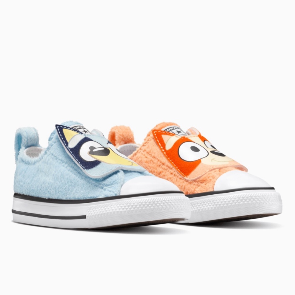 Converse Chuck Taylor All Star Easy On Bluey and Bingo Blue Orange size 4 NEW - Picture 9 of 9